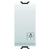 Coros-illuminated button + indicator light 1 module white